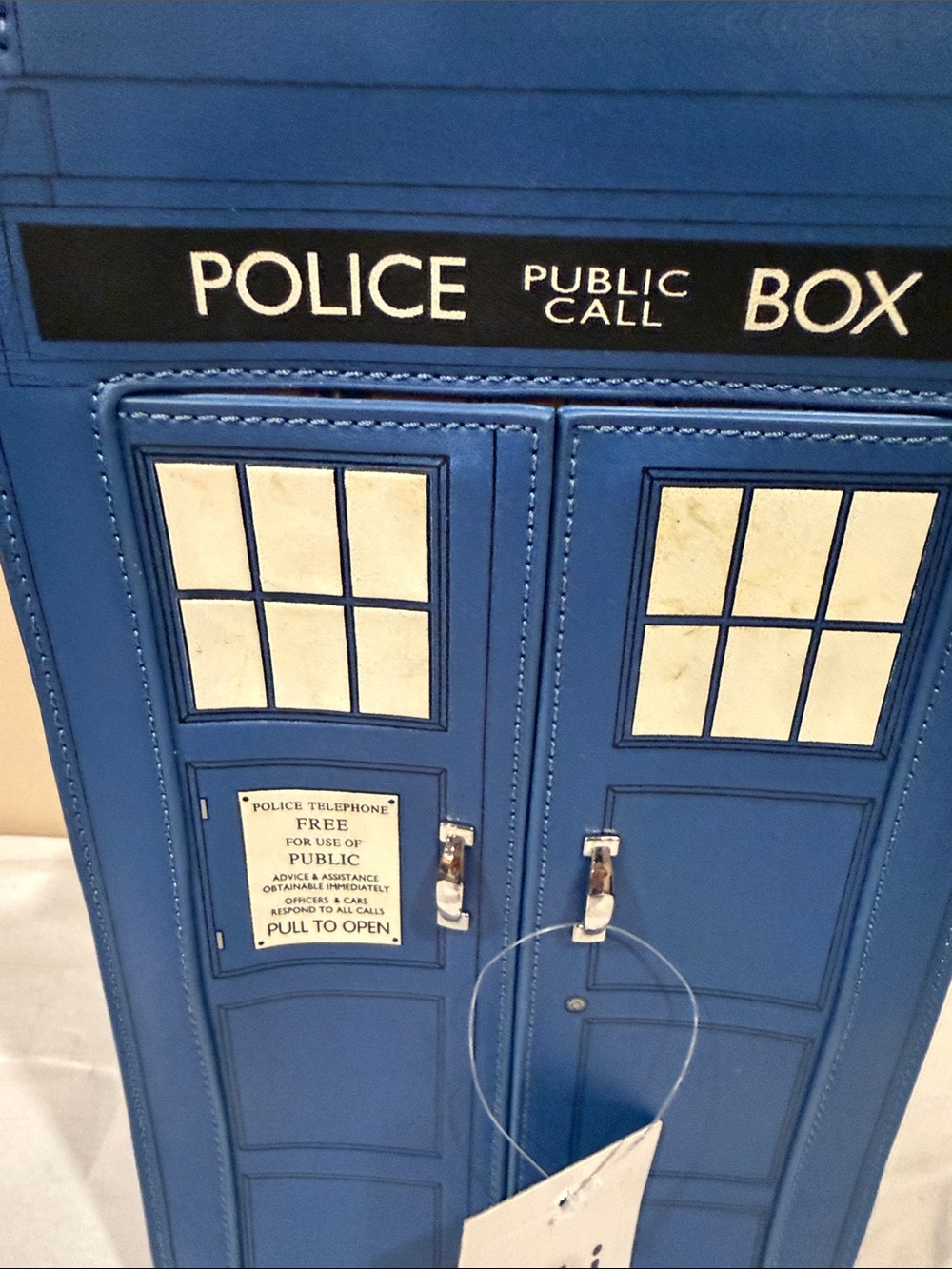 🩵Blue TARDIS Police Box Backpack – Allons-Y! - Picture 8 of 8